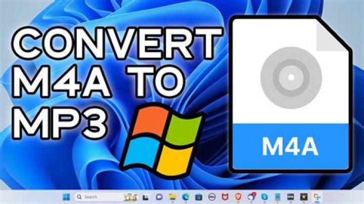 Can you convert m4a to mp4?