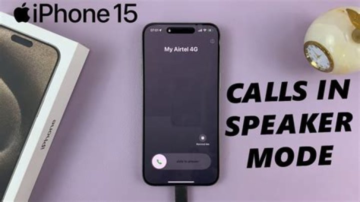 How do I put the speaker on my phone?