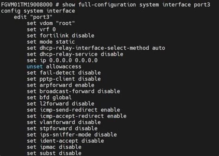 How do I save FortiGate CLI config?