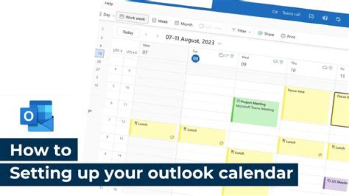 How do I set up a calendar schedule?
