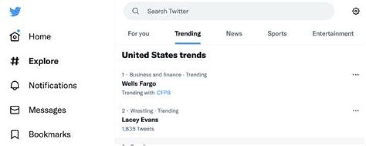 How do you see what's trending on twitter?