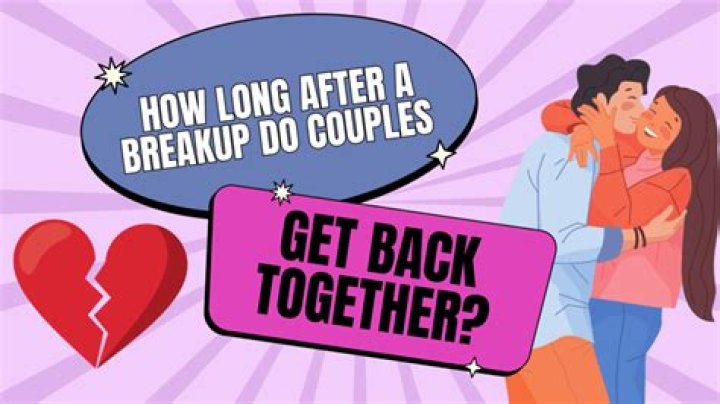 How often do couples get back together after a breakup?