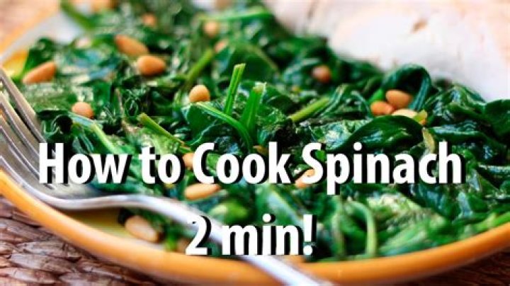 Is it OK to cook baby spinach?