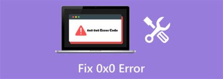 What does Error Code 0x0 mean?