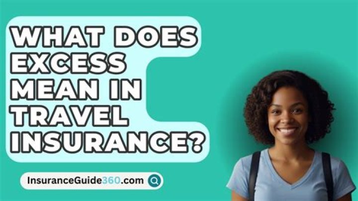 What does excess mean in house insurance?