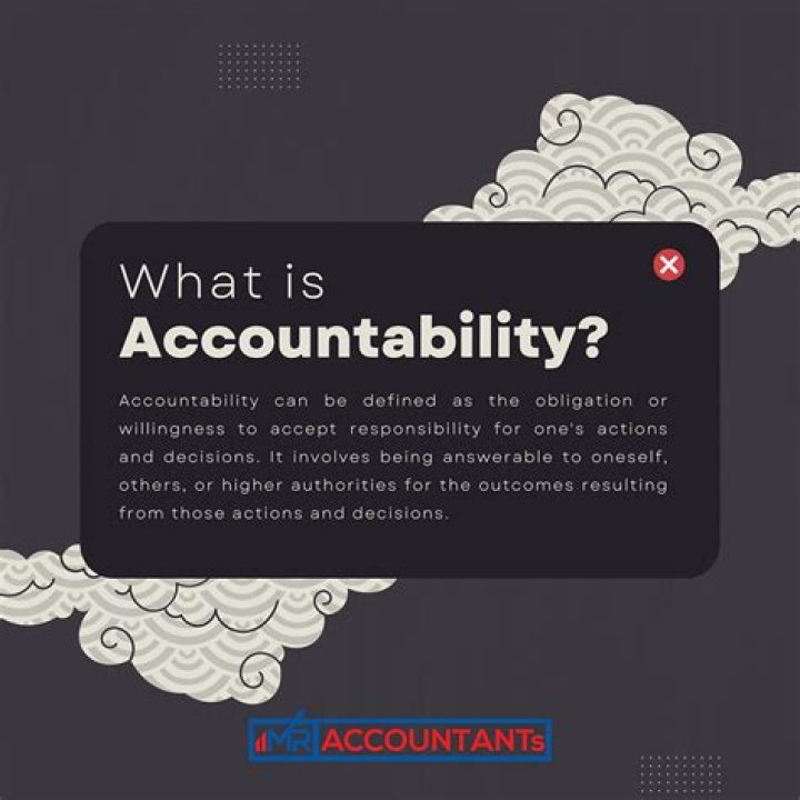 What does ministerial accountability mean?