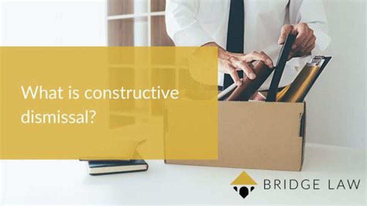 What is classed as constructive dismissal UK?