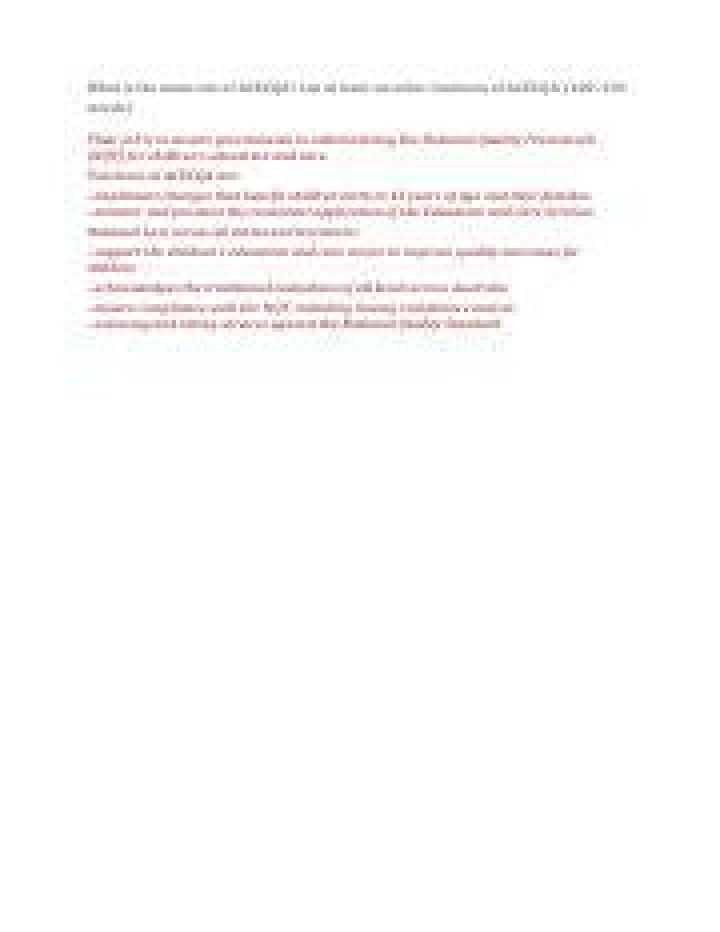 What is the main role of Acecqa list at least six other functions of Acecqa 100 150 words?